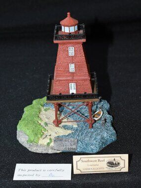 Harbour Lights Society Exclusive Southwest Reef Louisiana Lighthouse #530